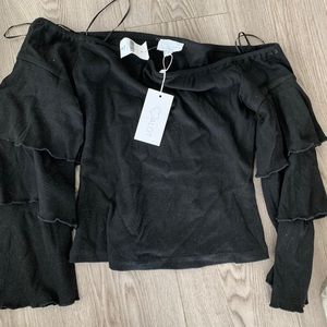 Lf off the shoulder shirt with tags